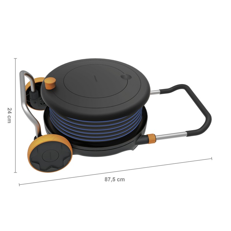 Fiskars Hortum Arabası Seti L 1/2" 13 mm 30 m