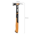 Fiskars Isocore 20 OZ Profesyonel Tırnaklı XL Çekiç