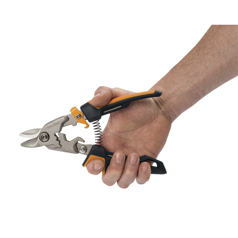 Fiskars Powergear Metal Levha Makası (Kısa Kesim-Bulldog)